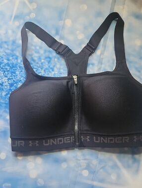 Under Armour Black Compression Sports Bra 34 DD